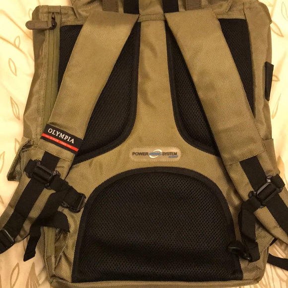 Olive Green Olympia Backpack 22L Capacity (NEW) - Picture 12 of 16